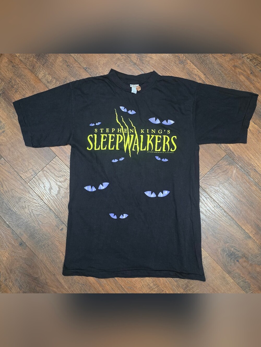 Vintage Stephen King Sleepwalkers Promo Shirt Large Glow In The Dark Horror Tee